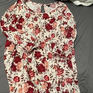 Floral Torrid dress size 3